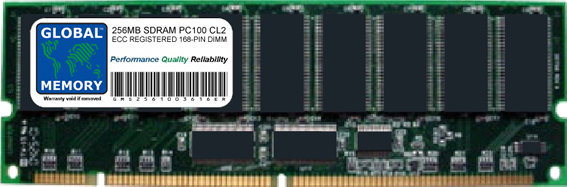 256MB SDRAM PC100 100MHz 168-PIN ECC REGISTERED DIMM MEMORY RAM FOR IBM SERVERS/WORKSTATIONS